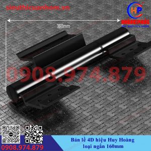 Bản lề 4D loại ngắn 160mm hiệu Huy Hoàng