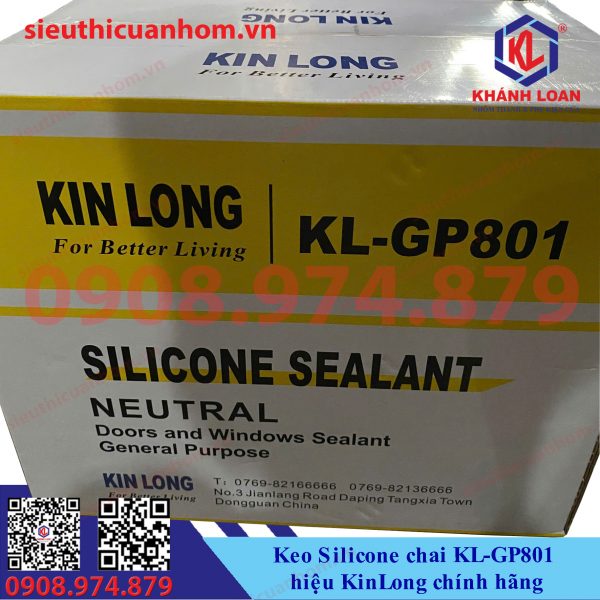 Keo Silicone hiệu KL-GP801 hãng KinLong