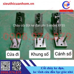 Cối chày 5mm và 6mm dùng ke đạn cho nhôm Xingfa hệ 55