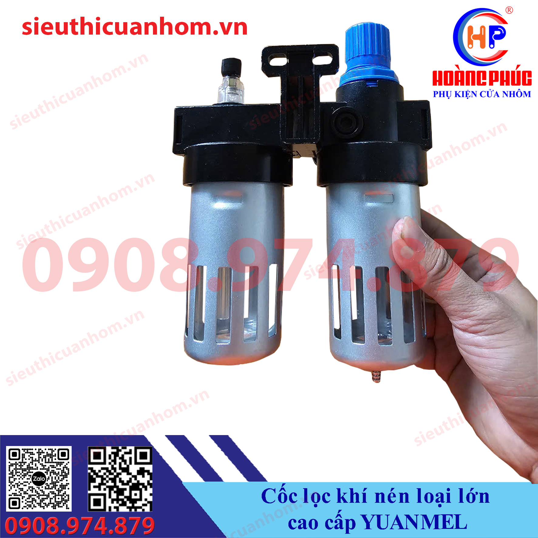 Cốc lọc khí nén loại lớn cao cấp YUANMEI
