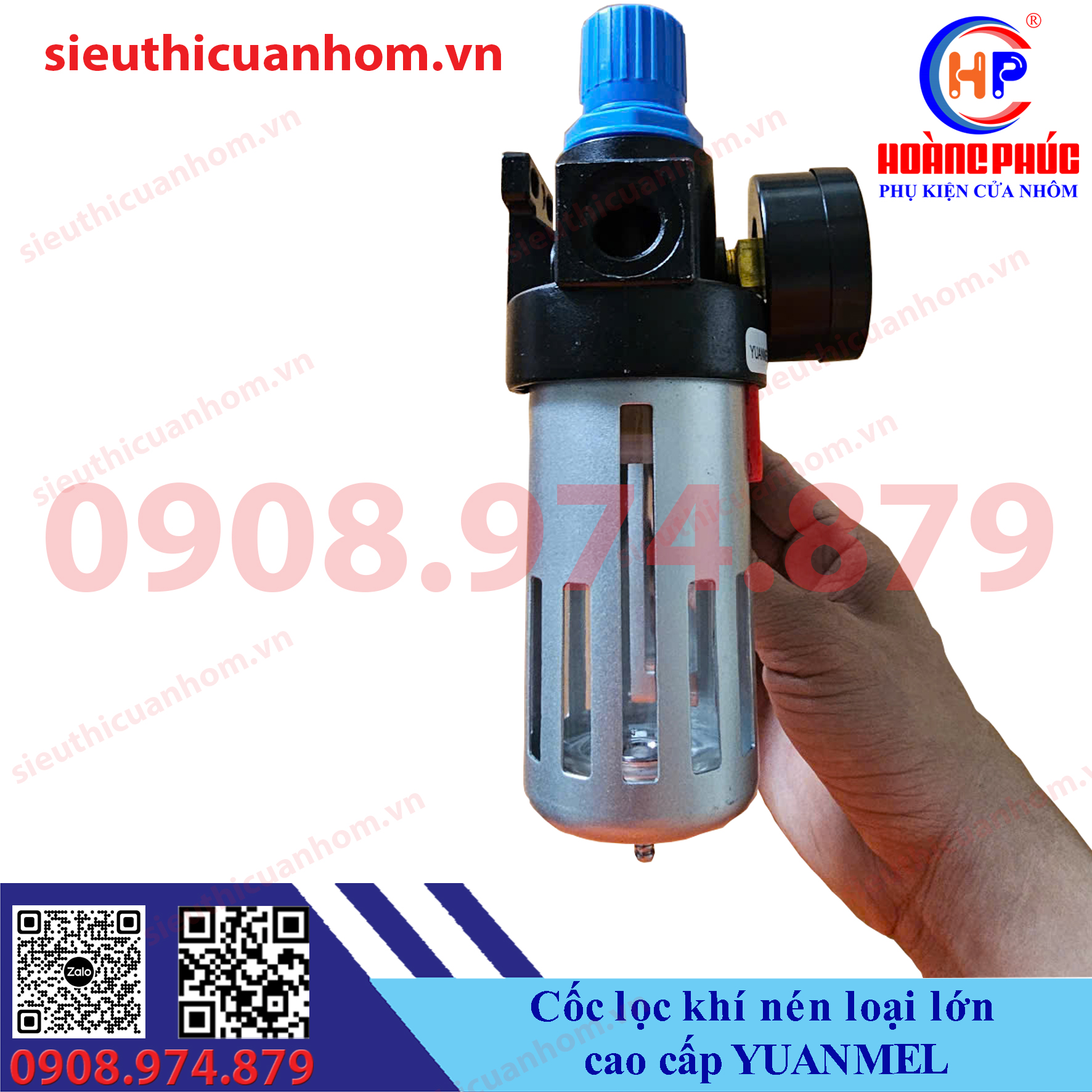 Cốc lọc khí nén loại lớn cao cấp YUANMEI