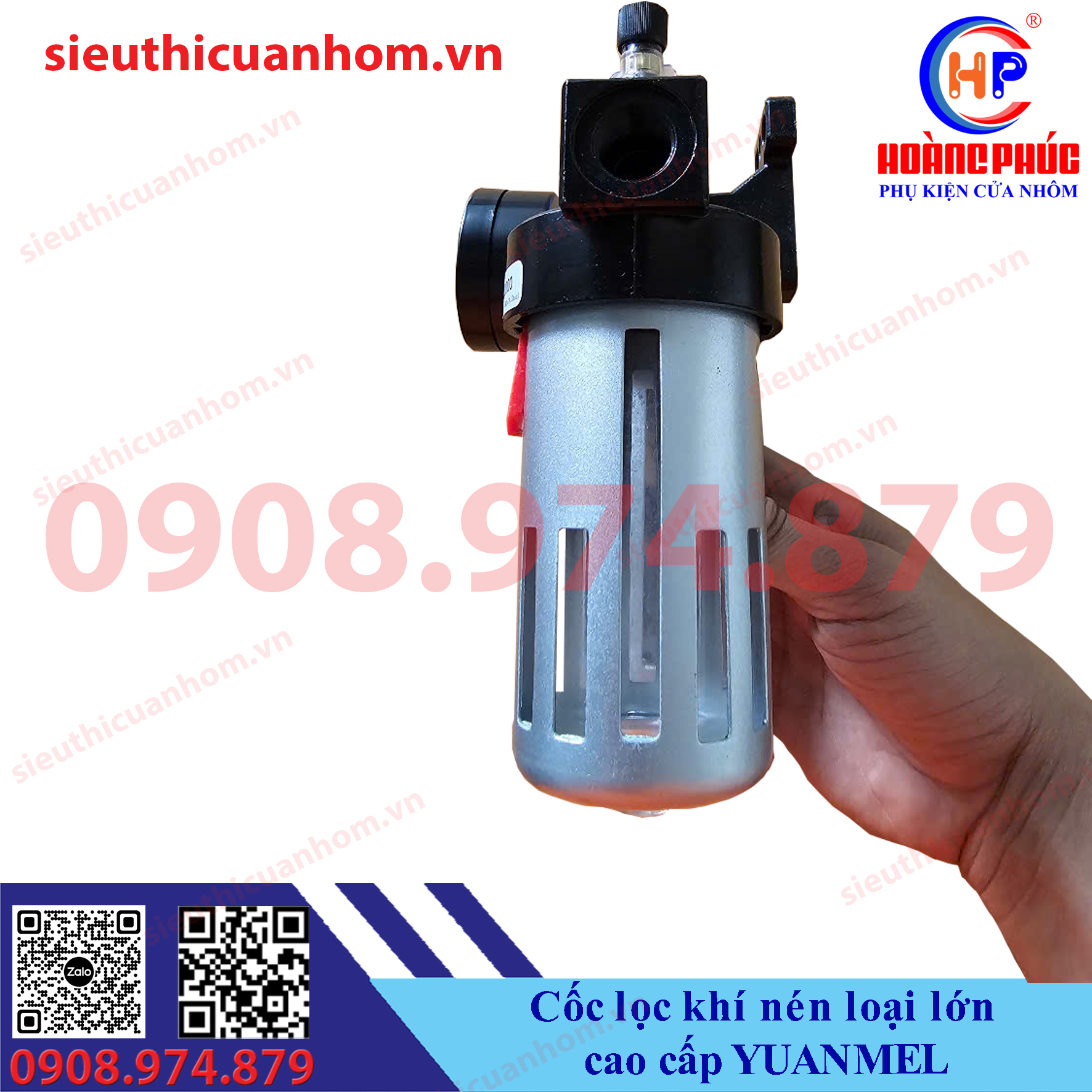 Cốc lọc khí nén loại lớn cao cấp YUANMEI