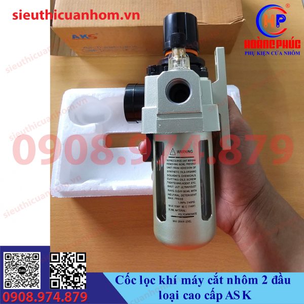 Cốc lọc khí máy cắt nhôm 2 đầu loại cao cấp ASK