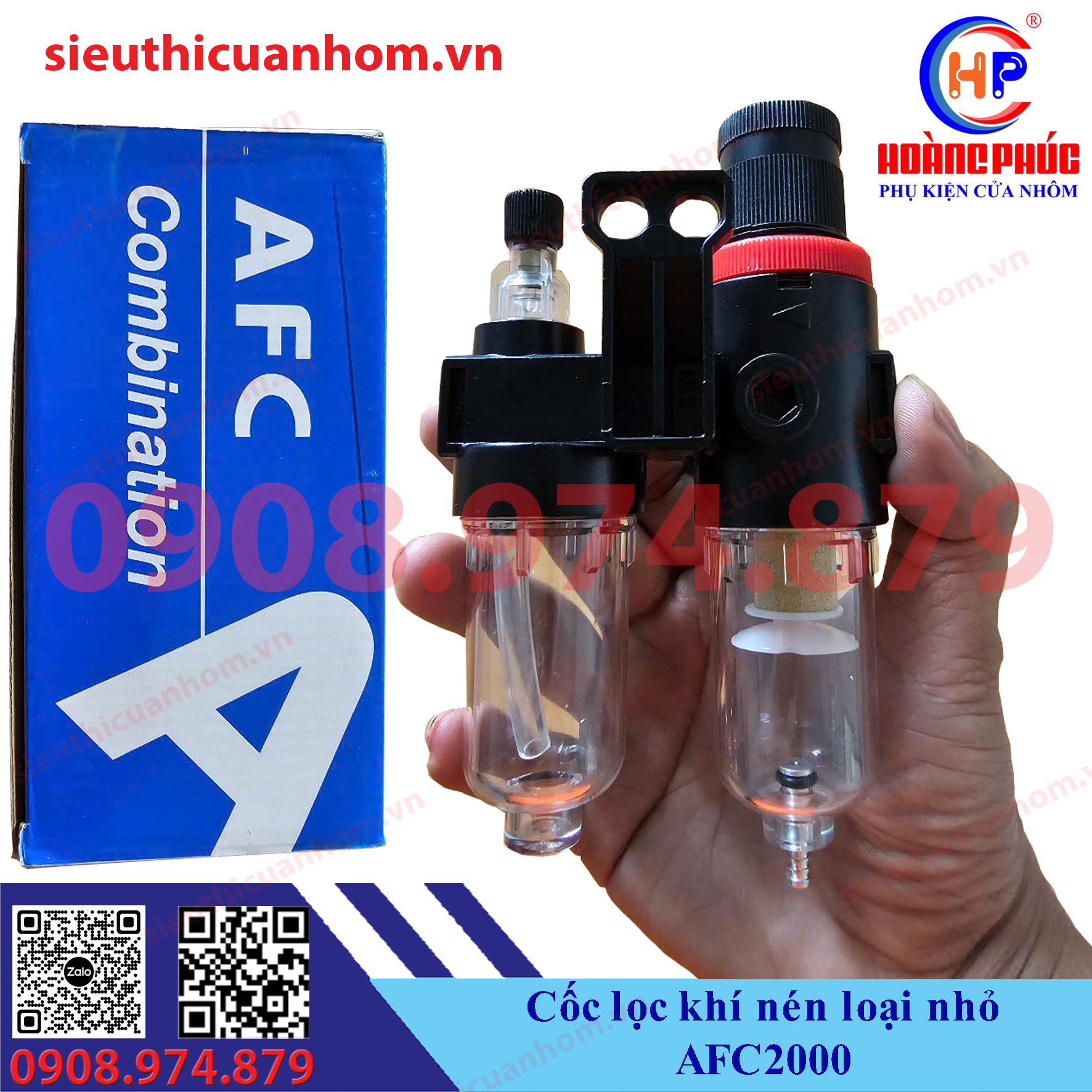 Cốc lọc khí nén loại nhỏ AFC2000