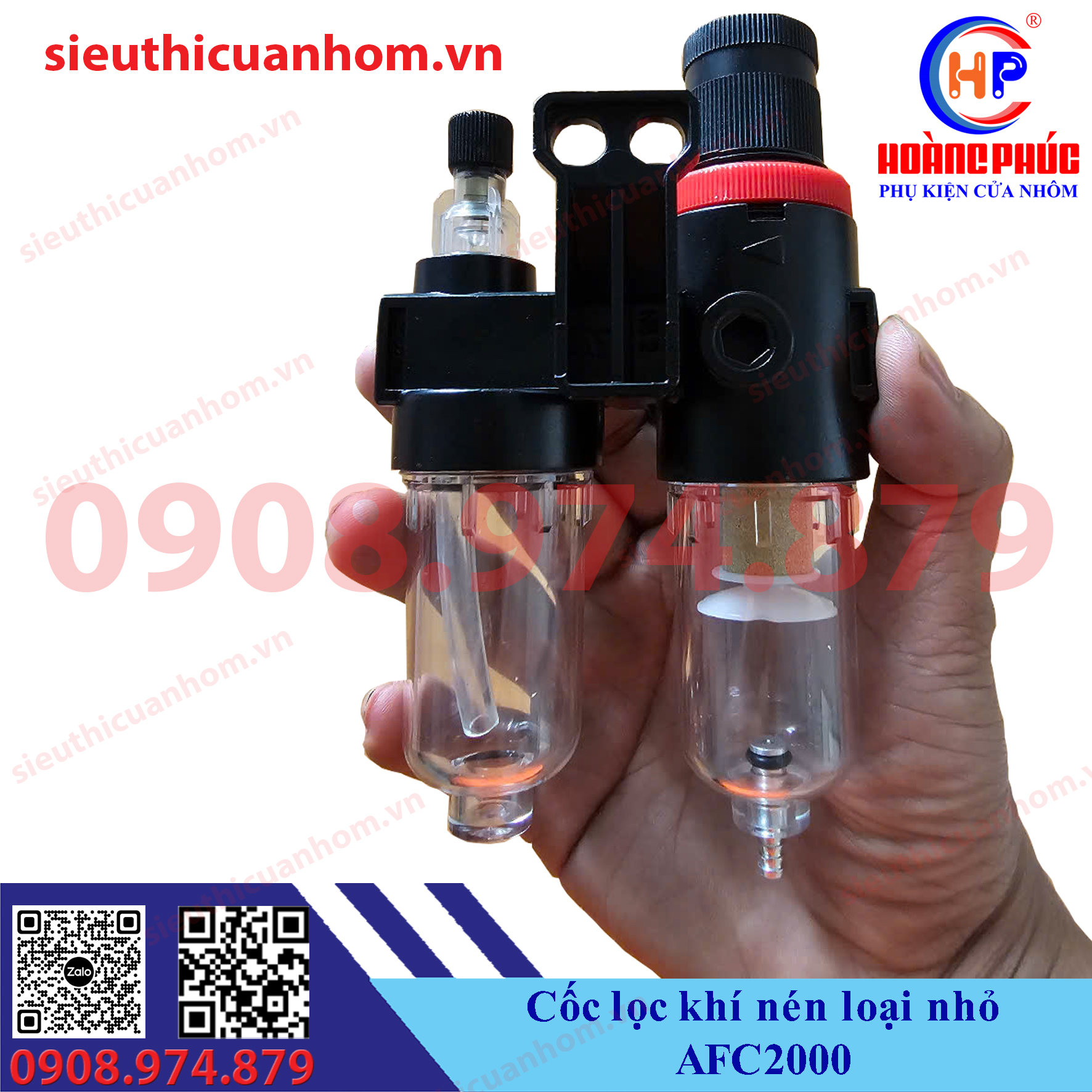 Cốc lọc khí nén loại nhỏ AFC2000