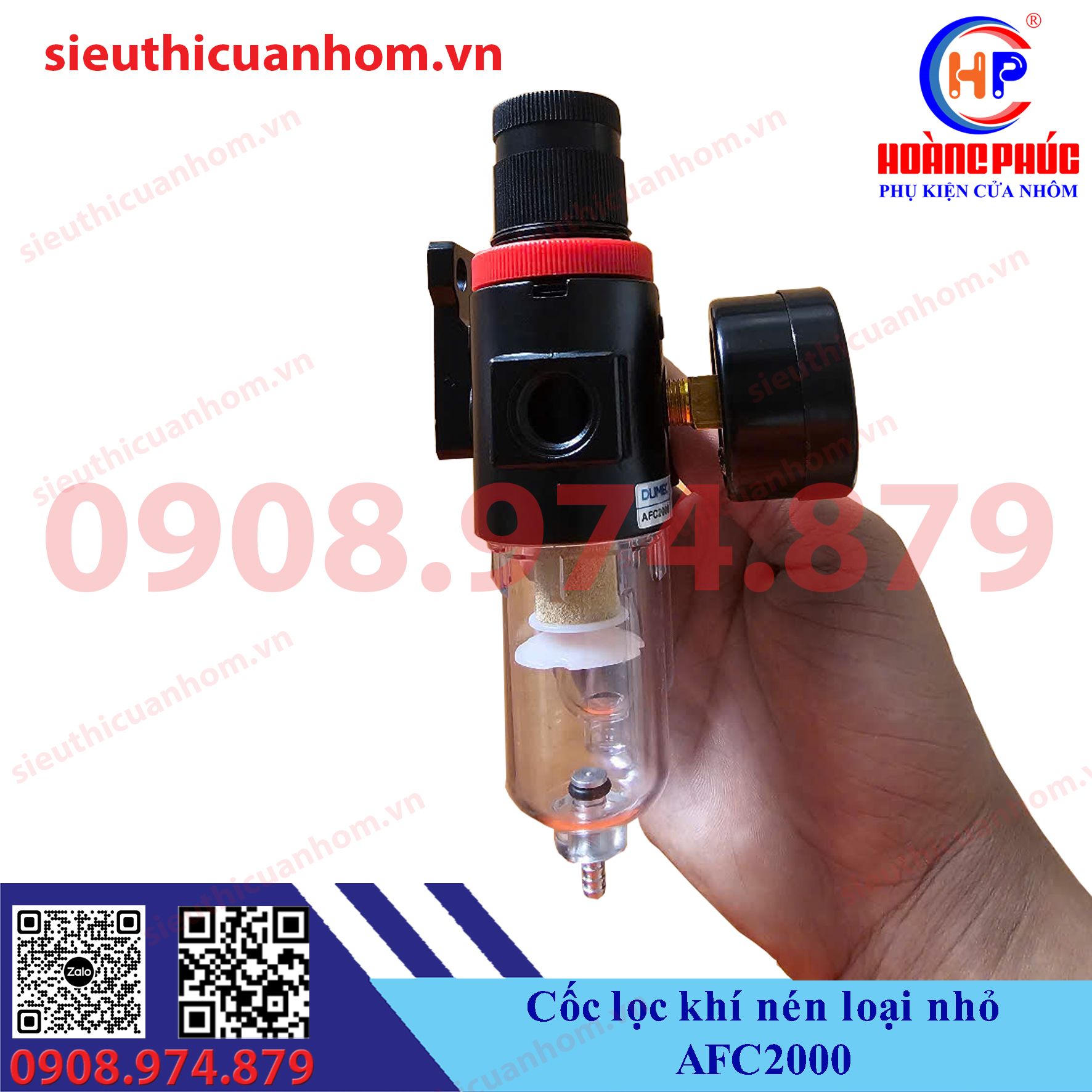 Cốc lọc khí nén loại nhỏ AFC2000