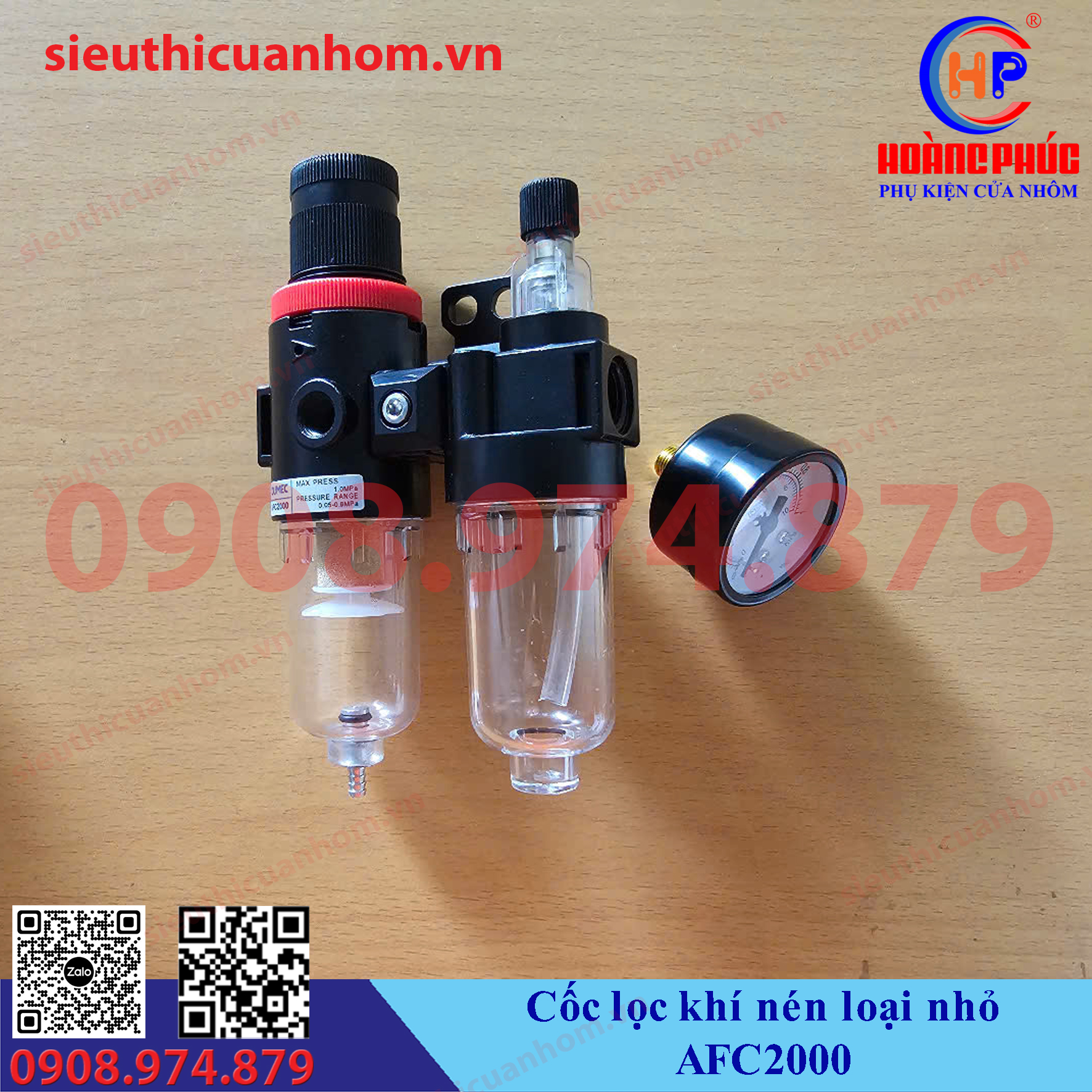Cốc lọc khí nén loại nhỏ AFC2000