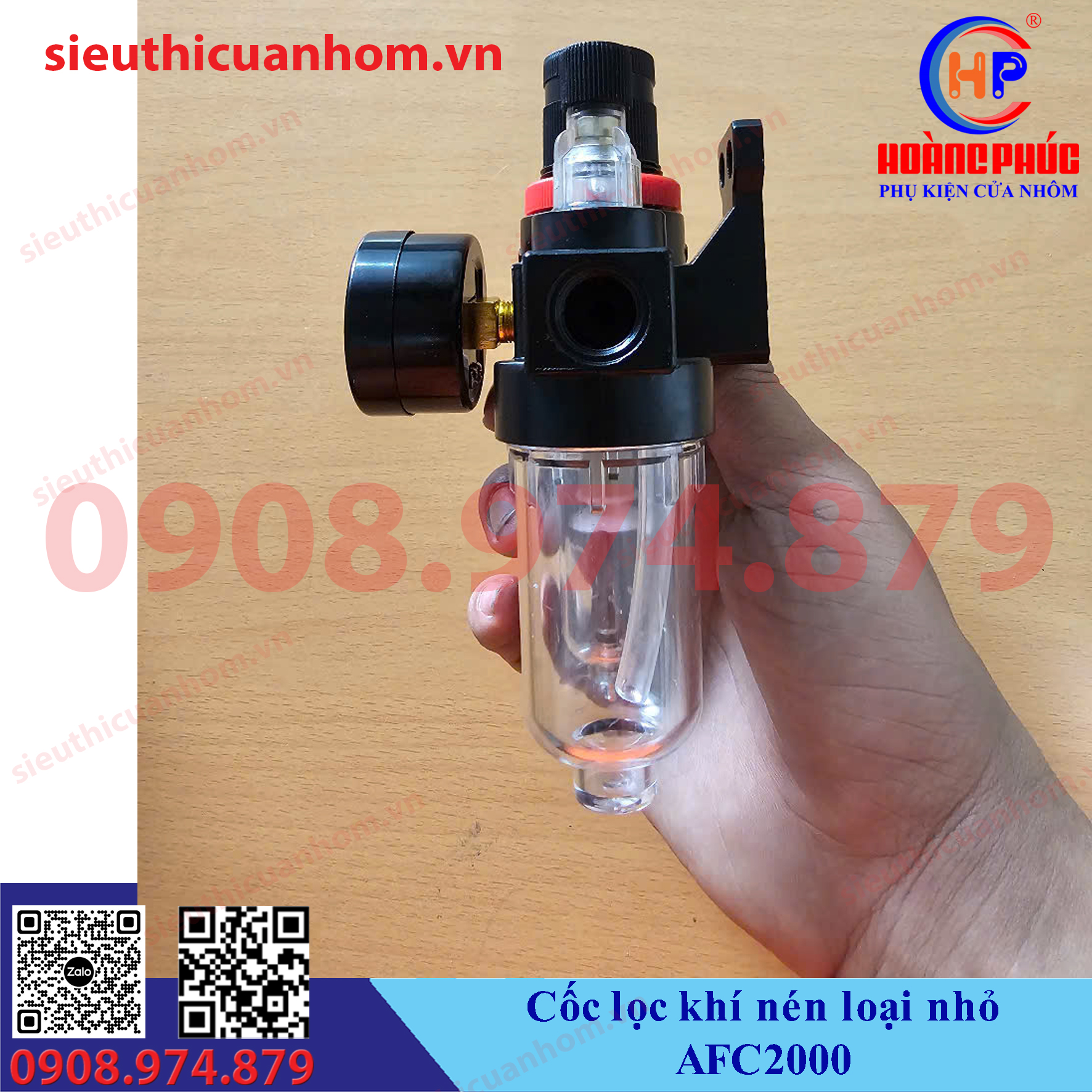Cốc lọc khí nén loại nhỏ AFC2000