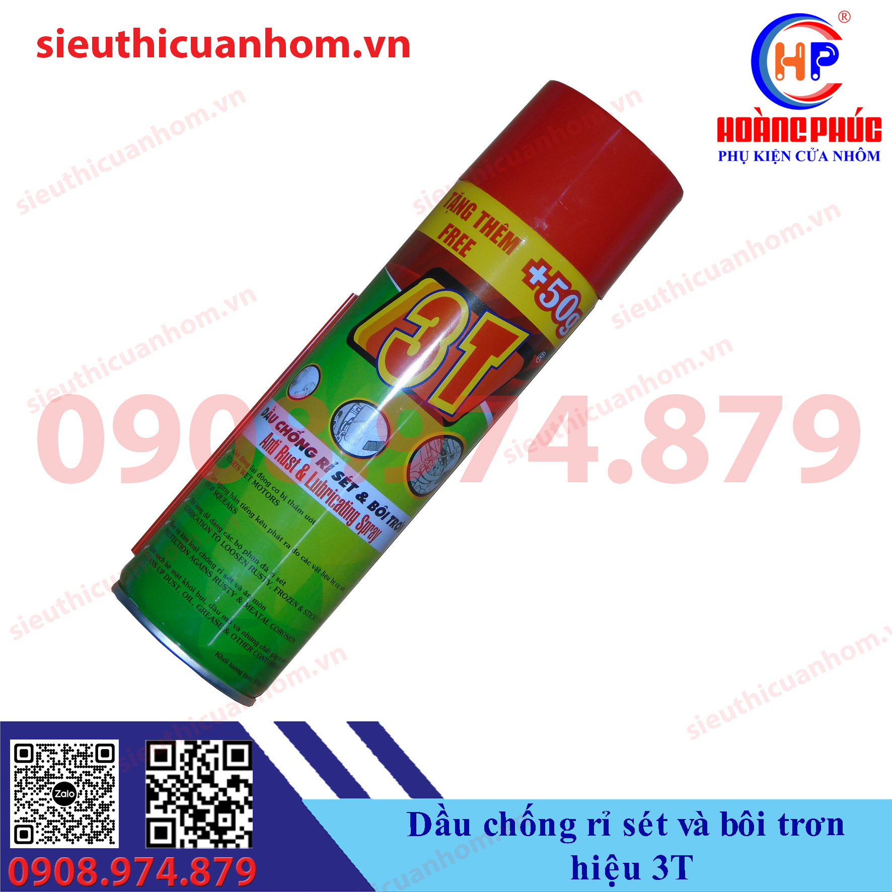 Dầu chống rỉ sét và bôi trơn hiệu 3T