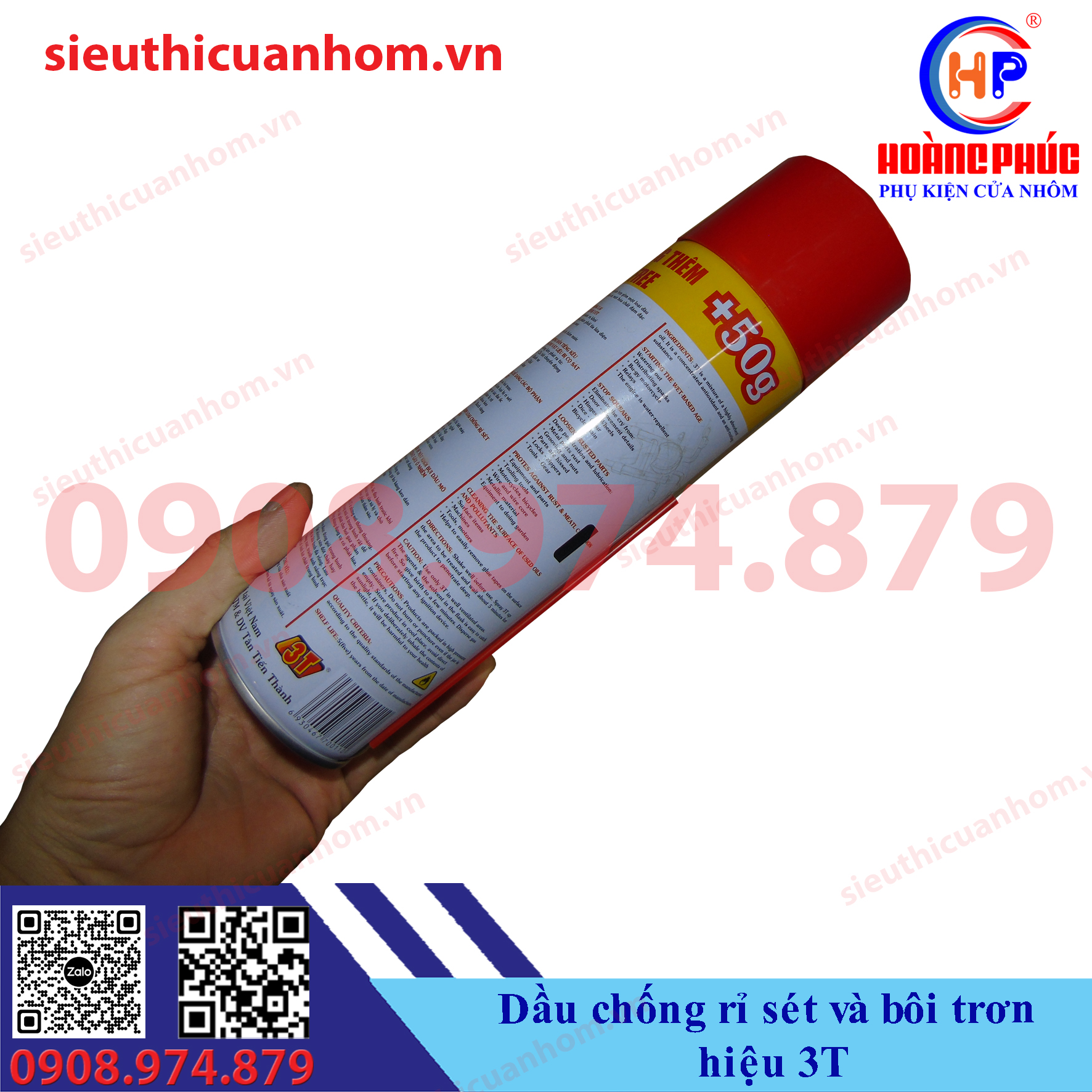 Dầu chống rỉ sét và bôi trơn hiệu 3T
