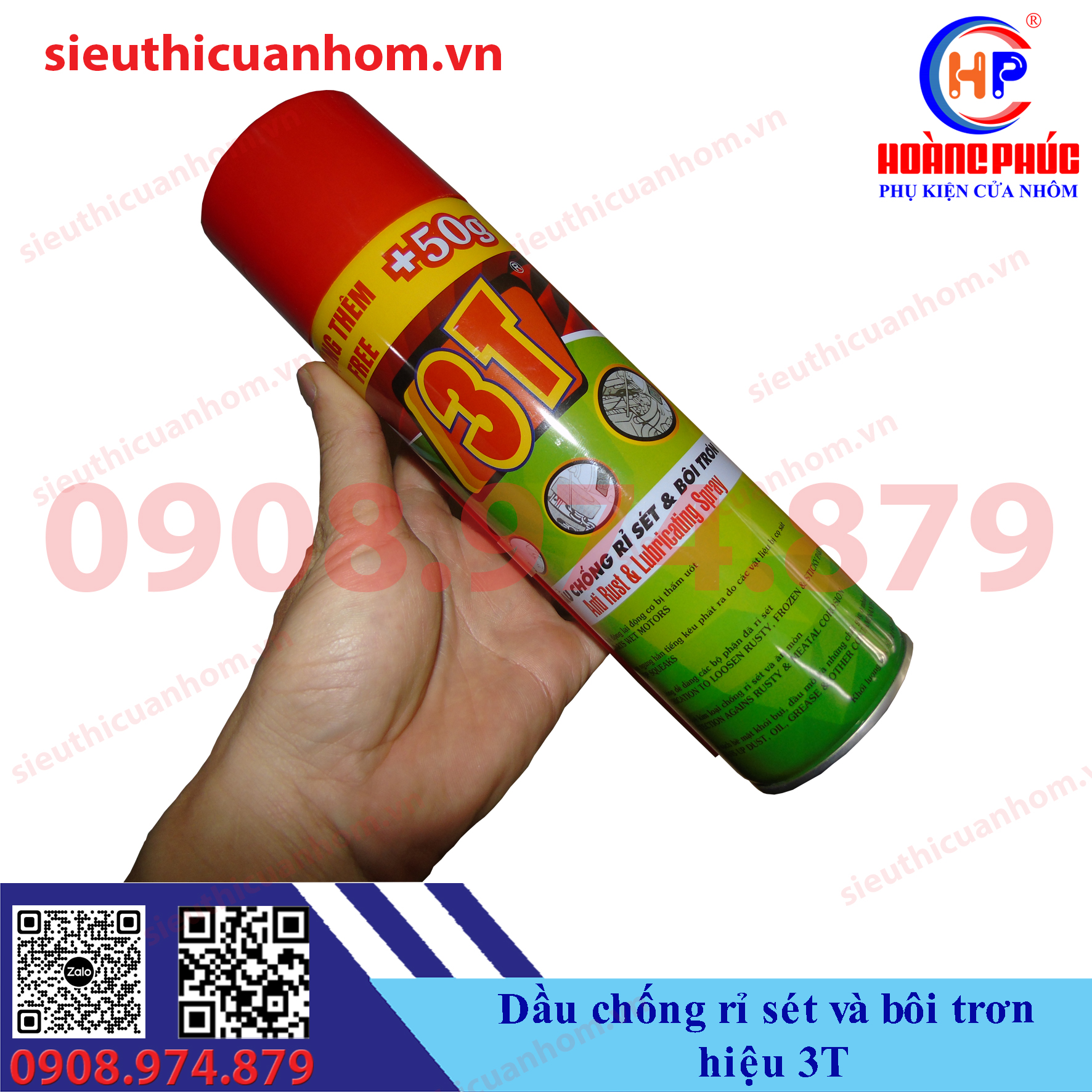 Dầu chống rỉ sét và bôi trơn hiệu 3T
