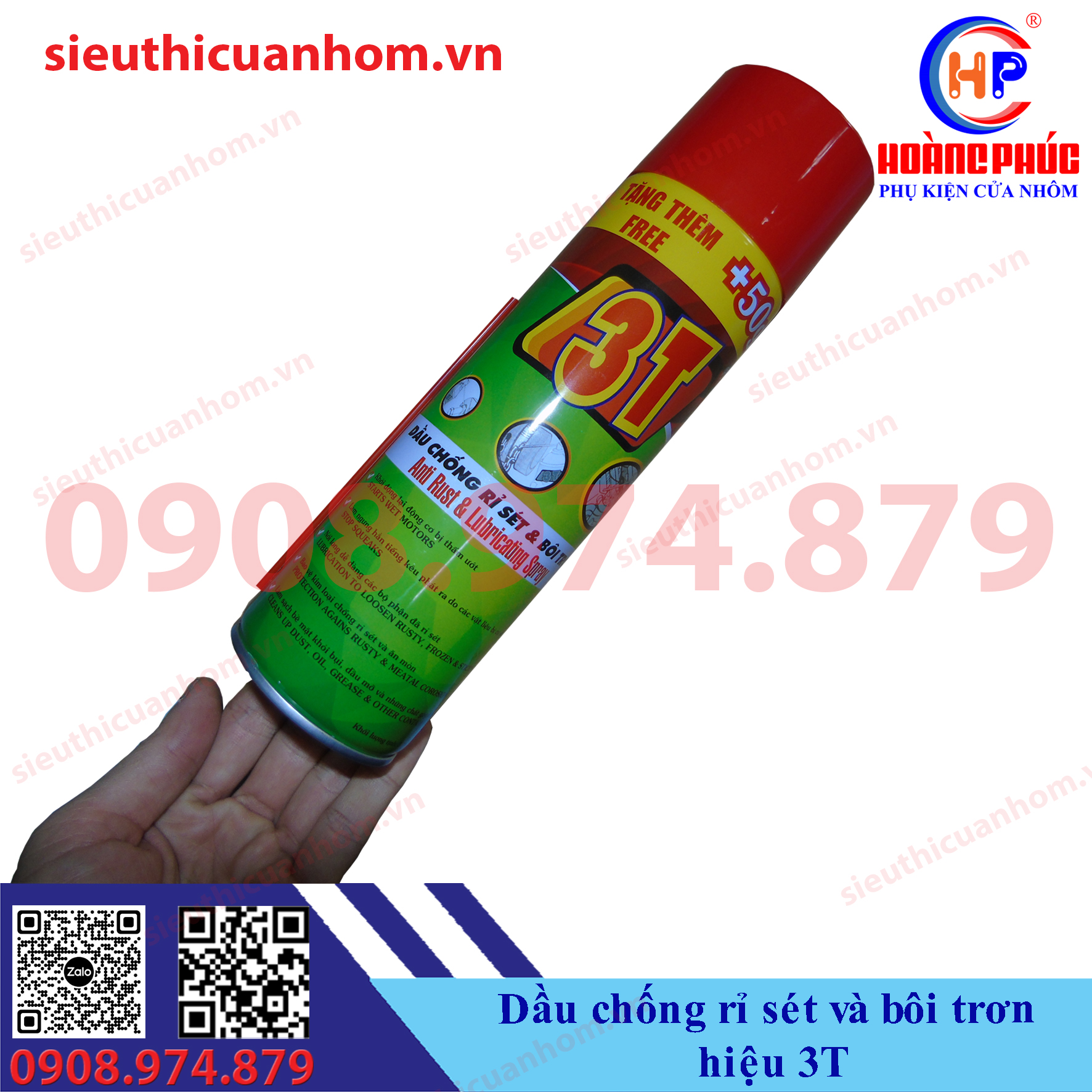 Dầu chống rỉ sét và bôi trơn hiệu 3T