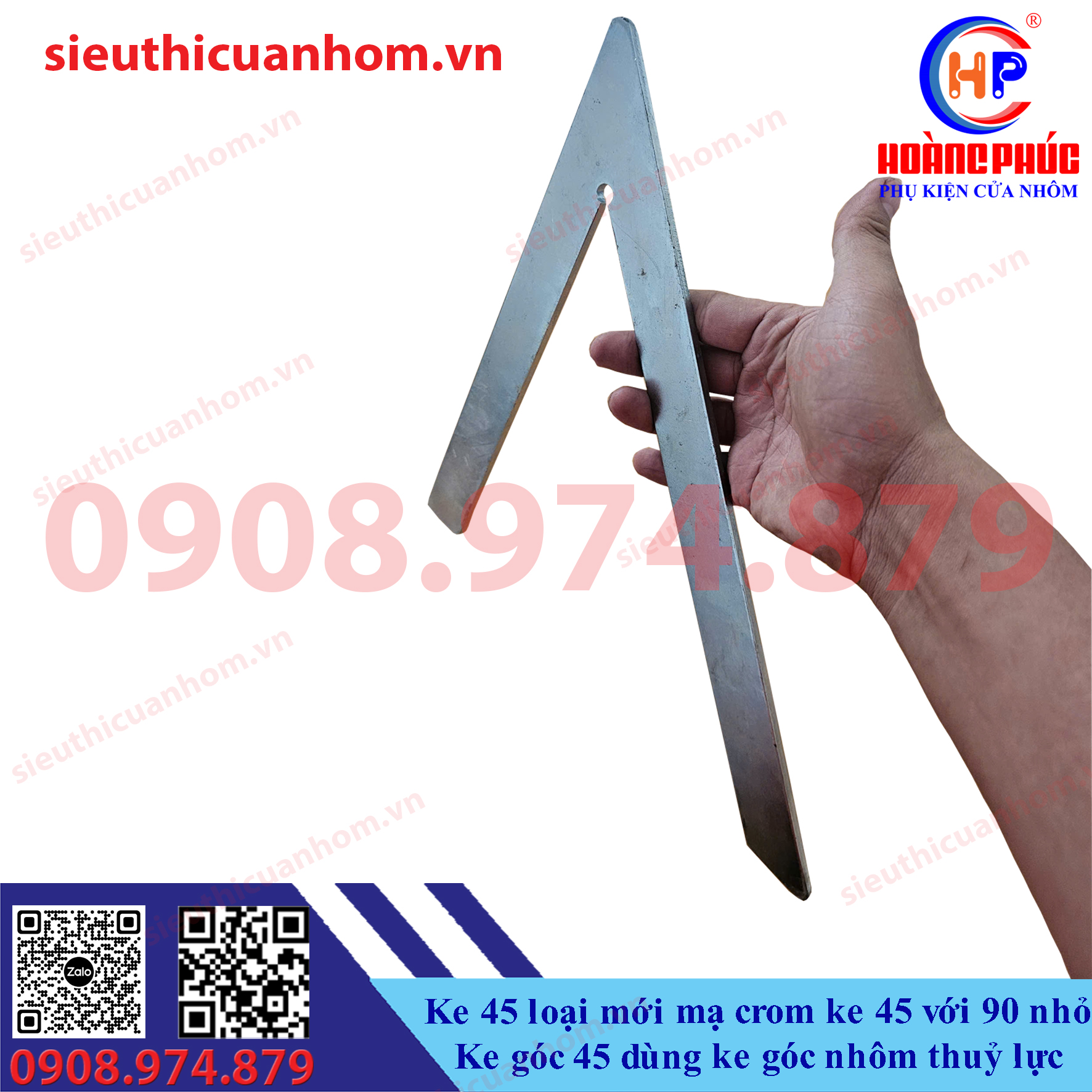 Ke 45 loại mới mạ crom ke 45 với 90 nhỏ Ke góc 45 dùng ke góc nhôm thuỷ lực