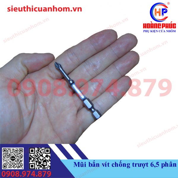 Mũi bắn vít có ren chống trượt 6.5cm