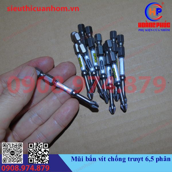 Mũi bắn vít có ren chống trượt 6.5cm