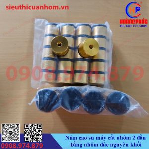 Núm cao su máy cắt nhôm 2 đầu bằng nhôm đúc nguyên khối
