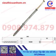 Vít tắc kê nhựa lắp đặt cửa nhôm 10X200mm
