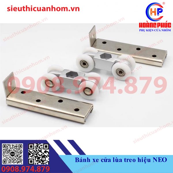 Bánh xe cửa lùa treo hiệu NEO