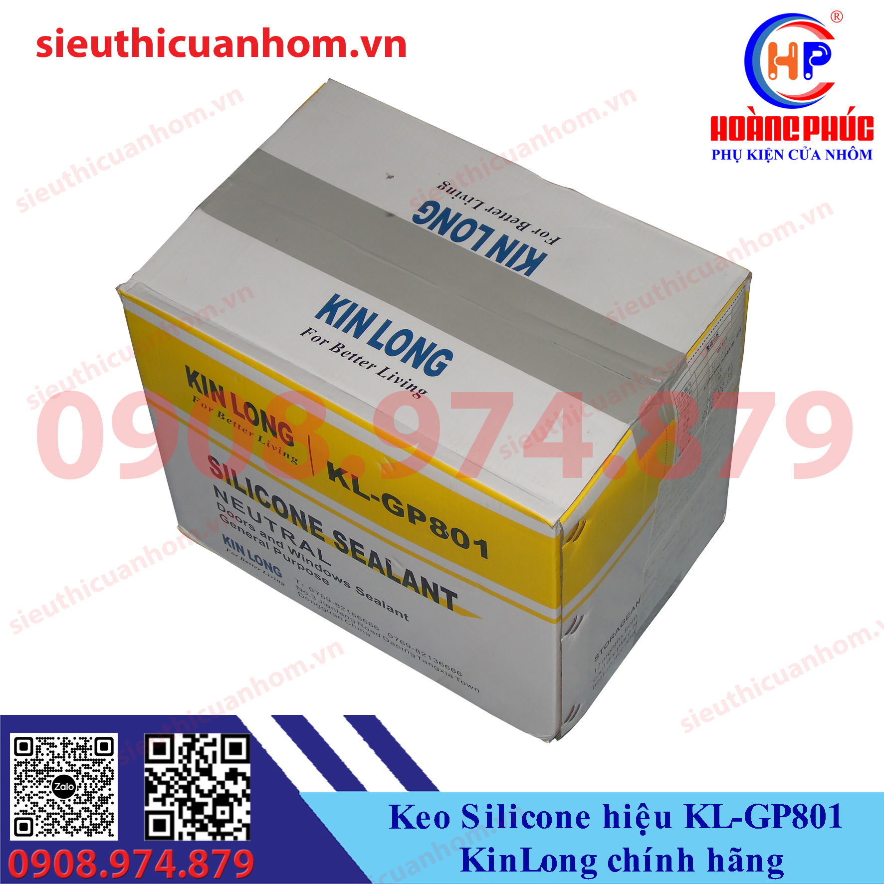 Keo Silicone hiệu KL-GP801 KinLong chính hãng